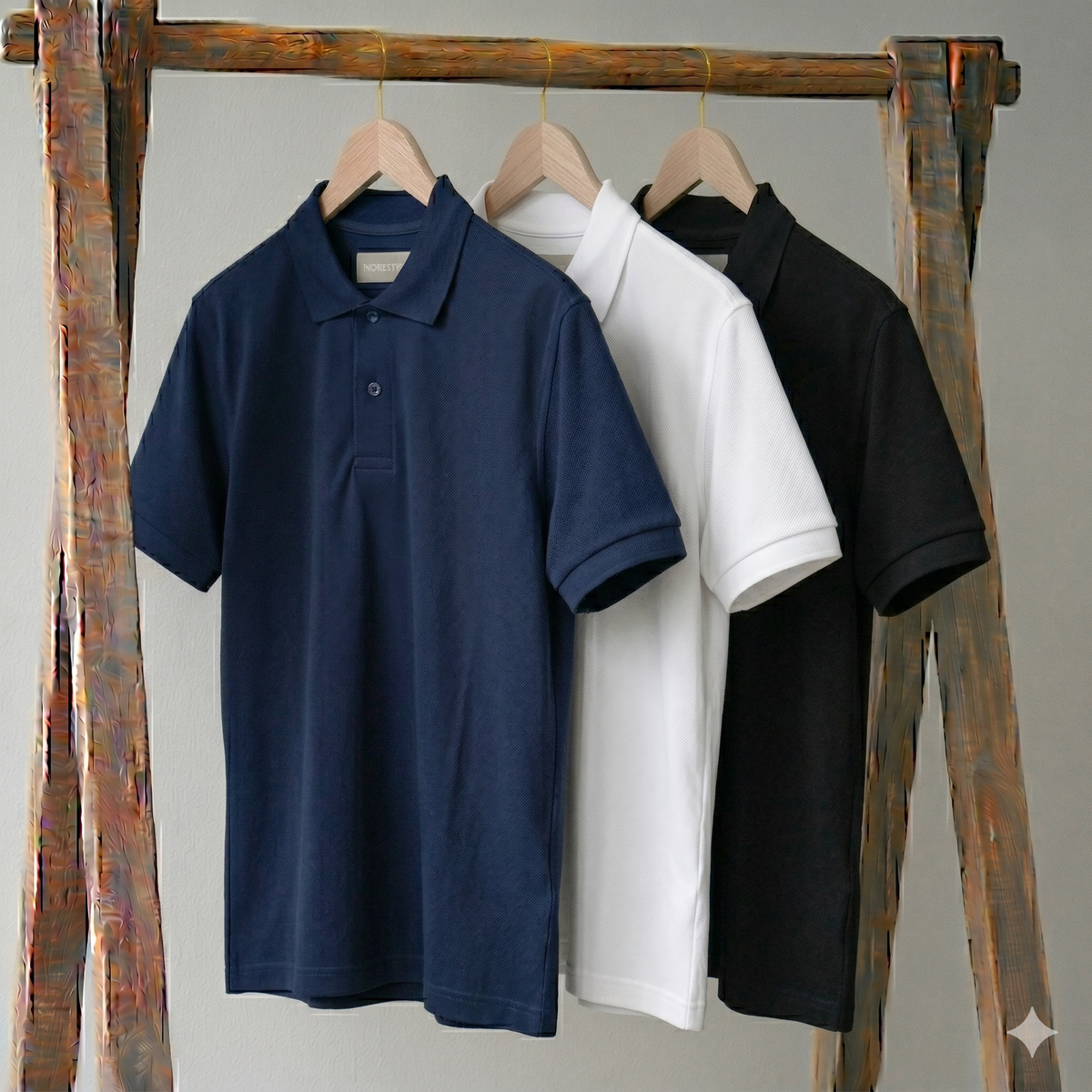 Matty Luxe Combo – 3 Premium Heavy T-Shirts ( Black, White, Navy)