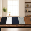 Men's Tshirts Combo (Pack of black , white, navy, grey, tan colors)