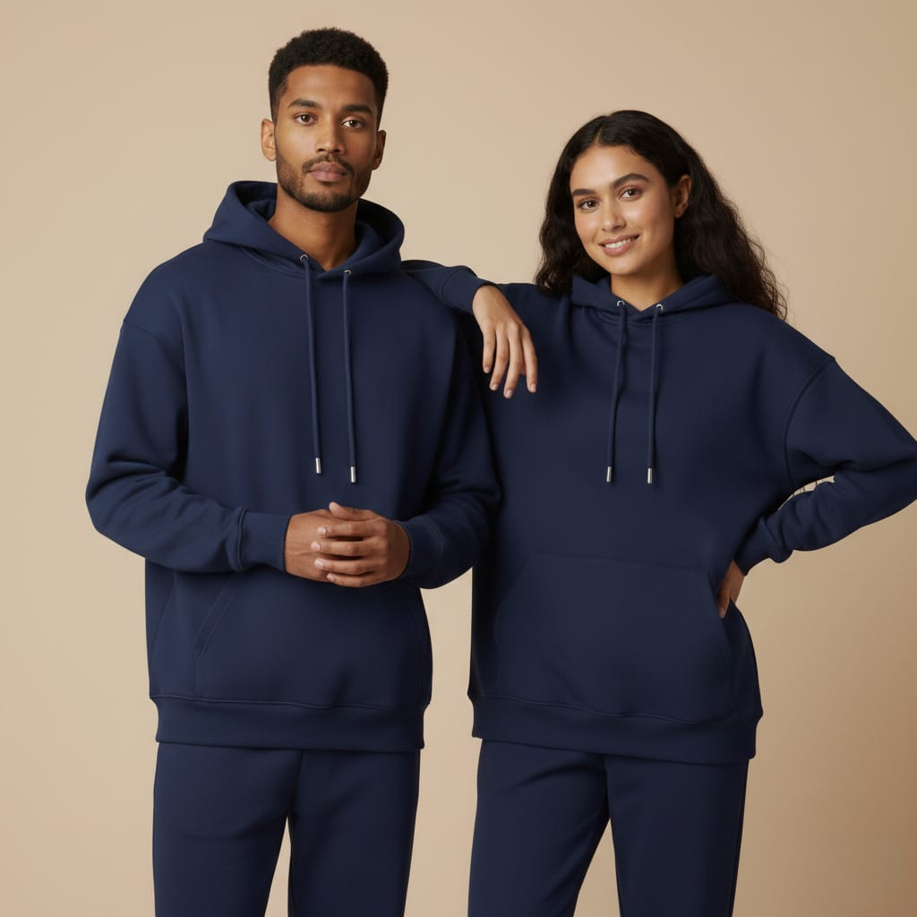 Pack of 2 Premium Hoodies – Ultimate Comfort & Style Combo (Navy Blue ) Unisex | Designed for Everyone